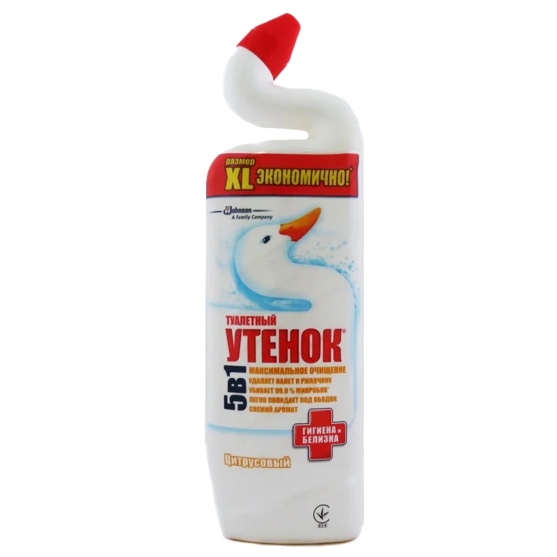 Гель для чищення унітазів ТУАЛЕТНЕ КАЧЕНЯ 5 в 1 Цитрусовий, 900мл